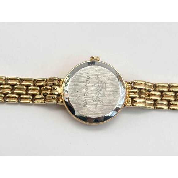 Faberge Rope Gold Toned Bracelet Analog Vintage Wristwatch - 19mm - WORKS! - Picture 6 of 14